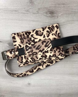 Жіноча сумка на пояс леопард (Арт. 99113) | 1 шт.