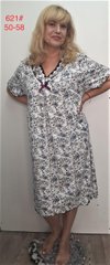 Ночная рубашка женская Батал (Арт. D621) | 5 шт.