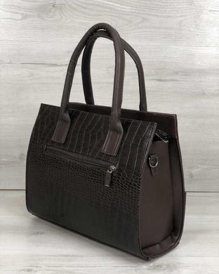 Каркасная женская сумка Селин с цепочкой шоколадного цвета (Арт. 32201) | 1 шт.