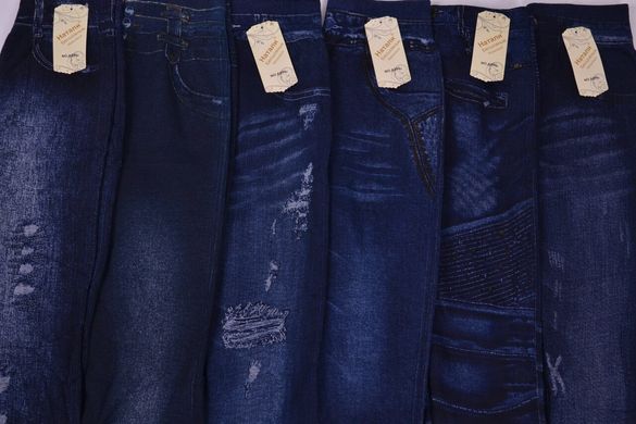 Лосины женские под джинс "Махра" (TKA890) | 6 пар