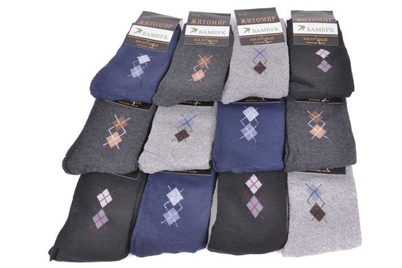 Шкарпетки чоловічі махра "Житомир" (А804) | 12 пар