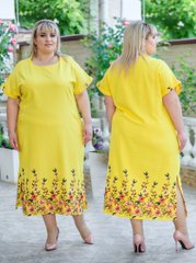 Сукня жіноча ошатне Батал (Арт. KL350/B/Yellow)