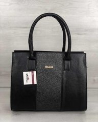 Каркасная женская сумка Селин черного цвета со вставкой блеск (Арт. 31217) | 1 шт.