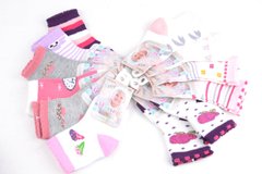 Дитячі Бавовняні шкарпетки на дівчинку (Арт. CB2016/0-8) | 12 пар
