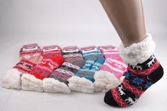 Женские носки на МЕХУ с тормозами (Арт. B200-11) | 6 пар