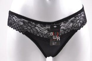 Трусики жіночі "Мереживо" (Арт. VS164/Black) | 6 шт.