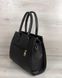 Каркасна жіноча сумка Селін чорного кольору зі вставкою блиск (Арт. 31217) | 1 шт.