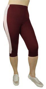 Бриджи женские Вискоза Батал Burgundy (Арт. AT302-3/B) | 3 шт.