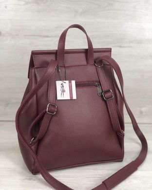 Молодежный сумка-рюкзак Фаби бордового цвета (Арт. 45107) | 1 шт.