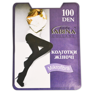 Колготки Lady Sabina 100 den Microfibra Antracite р.4 (LS100MF) | 5 шт.
